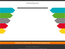 Tablet Screenshot of mixbooking.com